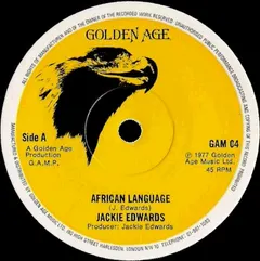 Jackie Edwards – African Language / Git Up (Vinyl, 7")