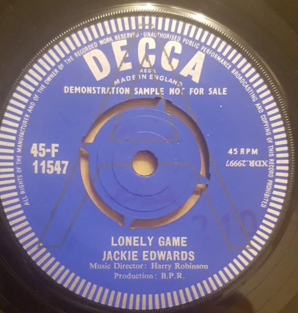Jackie Edwards – Lonely Game