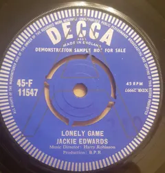 Jackie Edwards – Lonely Game (Vinyl, 7")