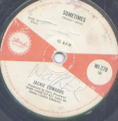 Jackie Edwards – Sometimes / Come On Home (Vinyl, 7")