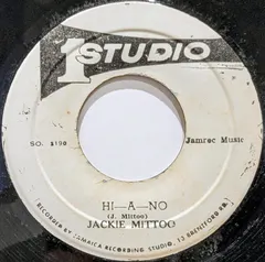 Jackie Mittoo – Hi-A-No (Vinyl, 7")