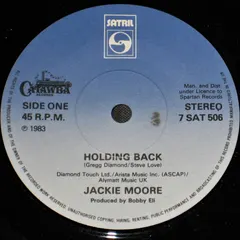 Jackie Moore – Holding Back (Vinyl, 7")