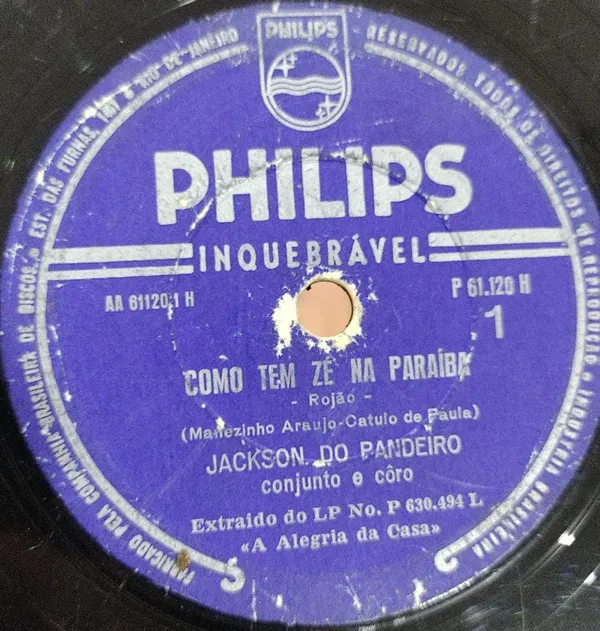 Jackson Do Pandeiro – Como Tem Zé Na Paraíba / Na Base Da Chinela