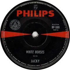 Jacky* – White Horses (Vinyl, 7")