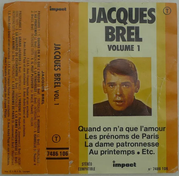 Jacques Brel – Jacques Brel - Volume 1