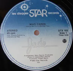 Jade (2) – Who Cares (Vinyl, 12")