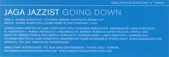 Jaga Jazzist – Going Down (Vinyl, 12")
