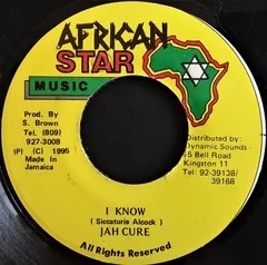 Jah Cure – I Know (Vinyl, 7")