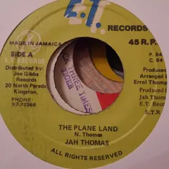 Jah Thomas – The Plane Land (Vinyl, 7")
