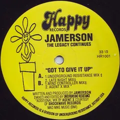 Jamerson* – Got To Give It Up (Vinyl, 12")