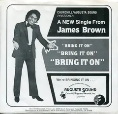 James Brown Churchill / Augusta Records Inc. – Bring It On ... Bring It On (Vinyl, 7")