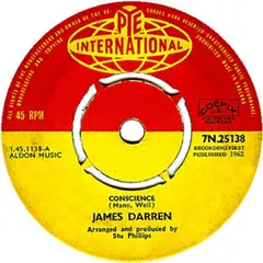 James Darren – Conscience (Vinyl, 7")