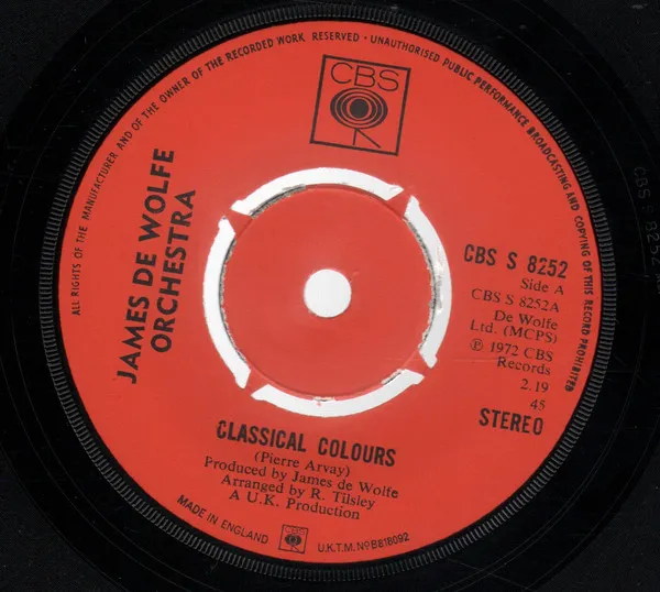 James De Wolfe Orchestra – Classical Colours