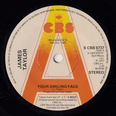 James Taylor (2) – Your Smiling Face (Vinyl, 7")