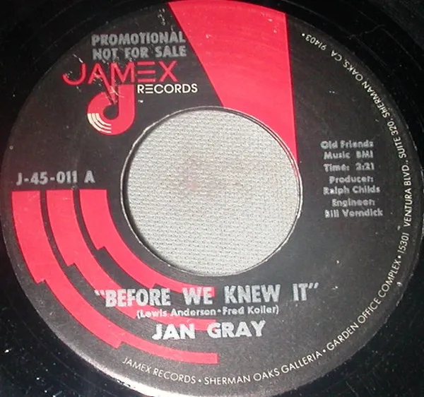 Jan Gray – Before We Know It