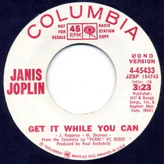 Janis Joplin – Get It While You Can (Vinyl, 7")