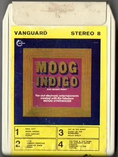 Jean-Jacques Perrey – Moog Indigo (8-Track Cartridge, Album)