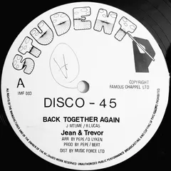 Jean* & Trevor* – Back Together Again (Vinyl, 12")