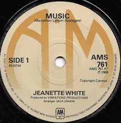 Jeanette White – Music (Vinyl, 7")