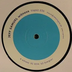 Jeff Samuel – Witness (Vinyl, 12")