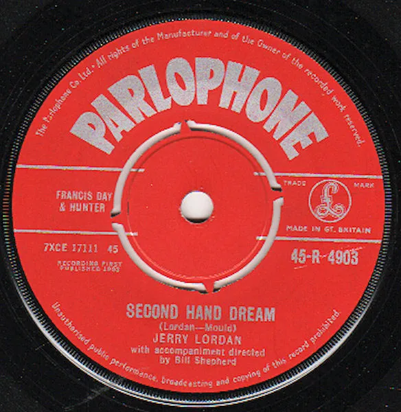 Jerry Lordan – Second Hand Dream