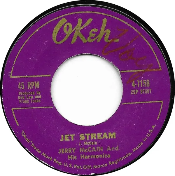 Jerry McCain & His Harmonica* – Jet Stream / Popcorn