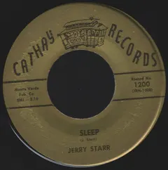 Jerry Starr – Sleep (Vinyl, 7")