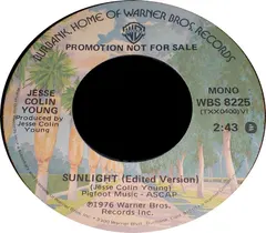 Jesse Colin Young – Sunlight (Vinyl, 7")