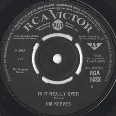 Jim Reeves – Is It Really Over (Vinyl, 7")