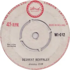 Jimmy Cliff – Dearest Beverley / Hurricane Hatty (Vinyl, 7")