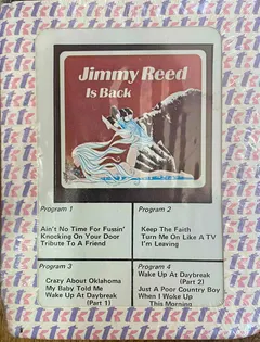Jimmy Reed – Is Back (8-Track Cartridge, Album)