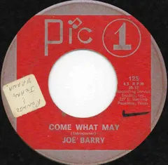 Joe Barry – Come What May (Vinyl, 7")