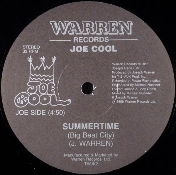 Joe Cool (3) – Summertime