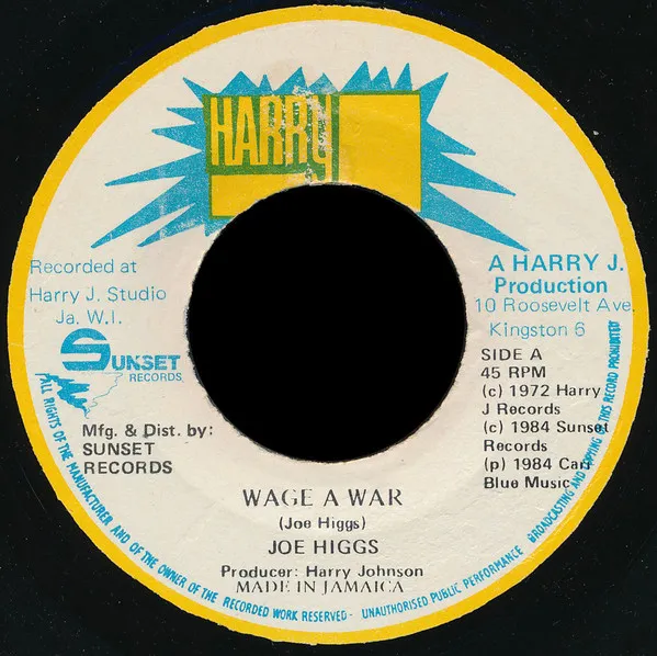Joe Higgs – Wage A War