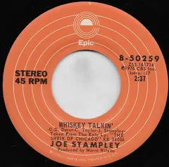 Joe Stampley – Whiskey Talkin' (Vinyl, 7")