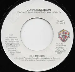 John Anderson (3) – Old Mexico (Vinyl, 7")