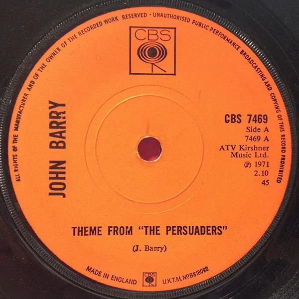 John Barry – Theme From "The Persuaders"