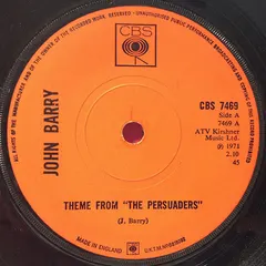 John Barry – Theme From "The Persuaders" (Vinyl, 7")