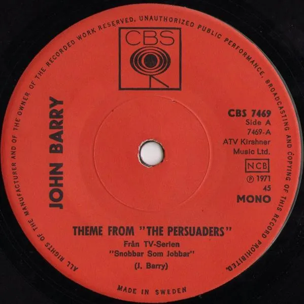 John Barry – Theme From "The Persuaders"