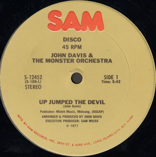 John Davis & The Monster Orchestra – Up Jumped The Devil