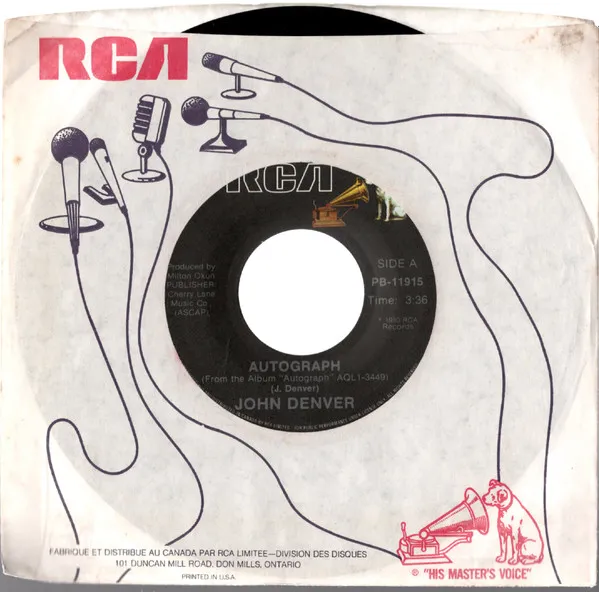 John Denver – Autograph