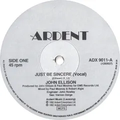 John Ellison – Just Be Sincere (Vinyl, 12")