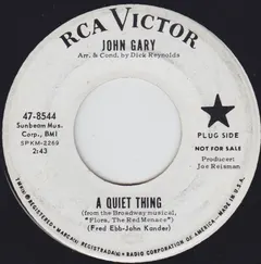 John Gary – A Quiet Thing / Long Ago (Vinyl, 7")