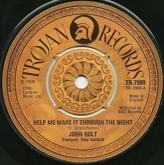 John Holt – Help Me Make It Through The Night (Vinyl, 7")