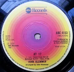 John Klemmer ABC Records – At 17 (Vinyl, 7")