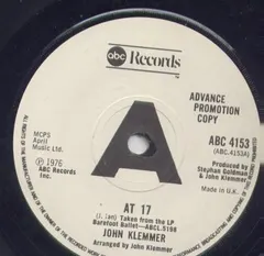 John Klemmer – At 17 (Vinyl, 7")
