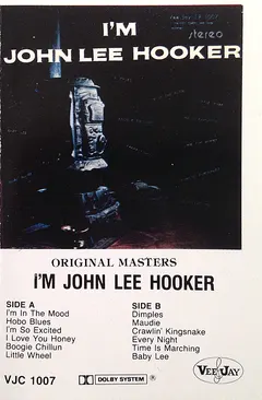 John Lee Hooker – I'm John Lee Hooker (Cassette, Album)