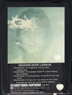 John Lennon – Imagine (8-Track Cartridge, Album)