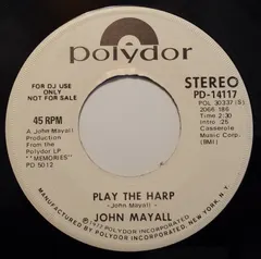 John Mayall Polydor – Play The Harp (Vinyl, 7")
