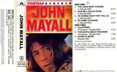 John Mayall – Startrax (Cassette, Album)